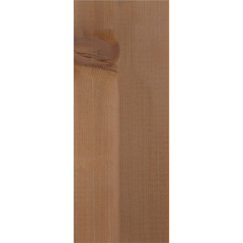 New Brighton Corbel avec plaque arrière, H 14 po x l 5,5 po x P 10 po, Cèdre rouge, Lisse