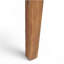 Chaise de salle à manger d'extérieur sans accoudoirs avec coussins (ensemble de 2), naturel et beige-2002664795-2002664804