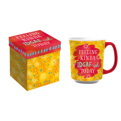 Tasse de génial, 14 oz, IDGAF-ISH