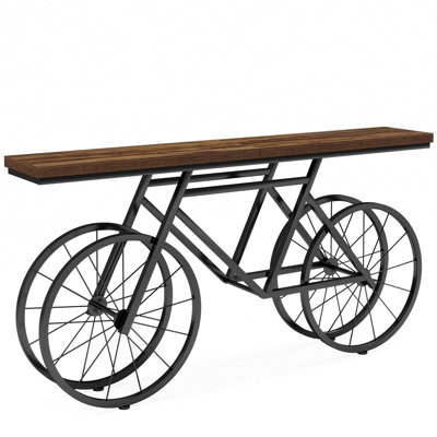 Tribesigns Industrial Wood Console Table