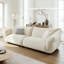 Canapé blanc modulaire en chenille-256946050