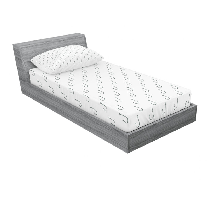 Ensemble de draps Sealife, Ensemble de draps pour lit simple avec drap-housse