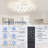 Dalchand 22" 6-Speed Dimmable LED Reversible Flush Mount Ceiling Fan With Remote And App