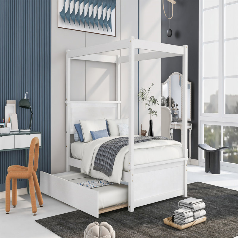 Heimtraud Full Standard Bed, White