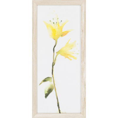 Flower Framed Painting Print on Canvas