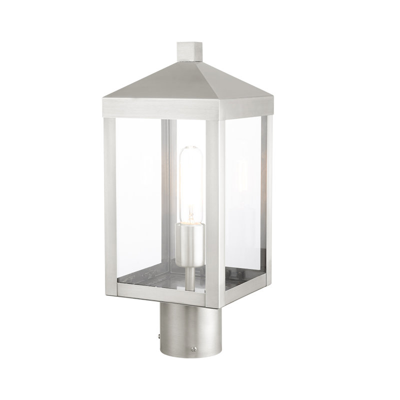 Inniss Transparent Lantern Head, Brushed Nickel