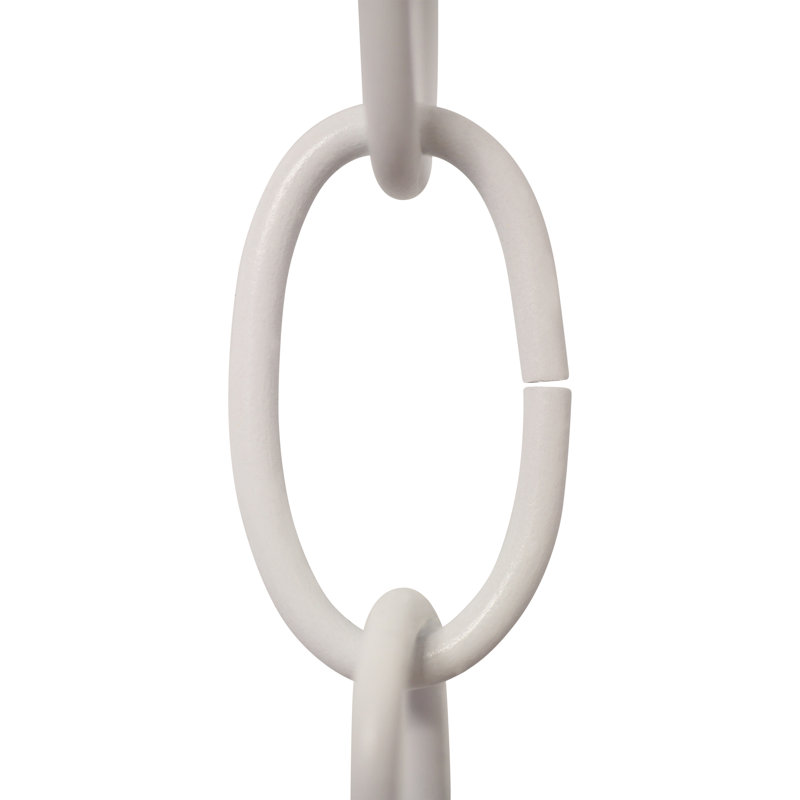 Micro chaîne d'éclairage à maillon standard ou casse-chaîne (3 pieds), Blanc