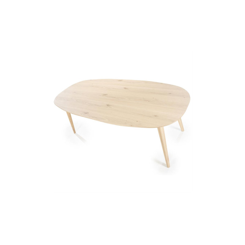 Dining Table Oval Dining Table, 31"H x 87"L x 39"W, Natural
