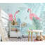Papier peint amovible texturé Flamingo Banana Leaves-291267086