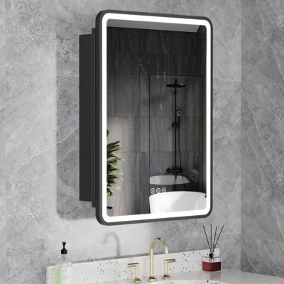 Aris Series 16 po X P 28 po Armoire à pharmacie rectangulaire avec miroir H Hed