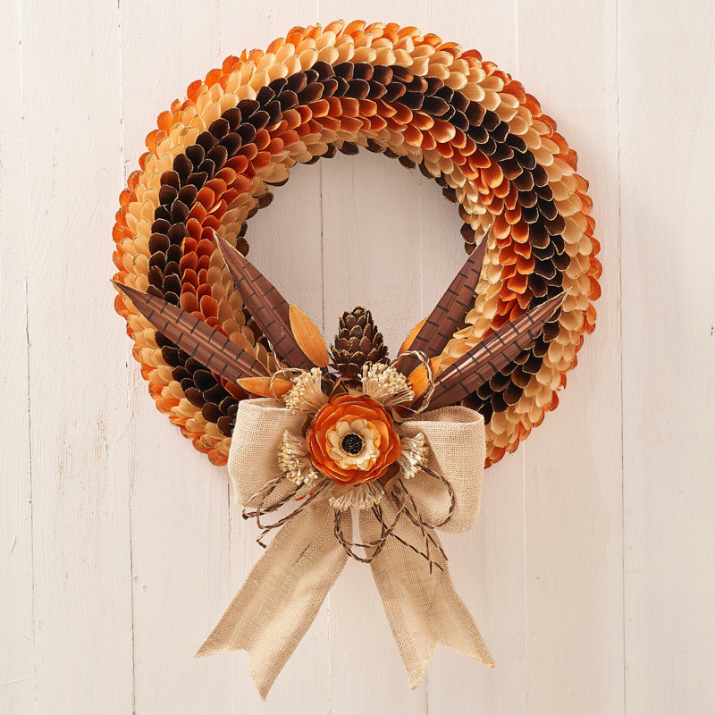 Couronne en bois 21 po Harvest