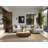 Soft Plush Faust New Years Modern & Contemporary Abstract Area Rug in Beige – Beige Binding-349260248