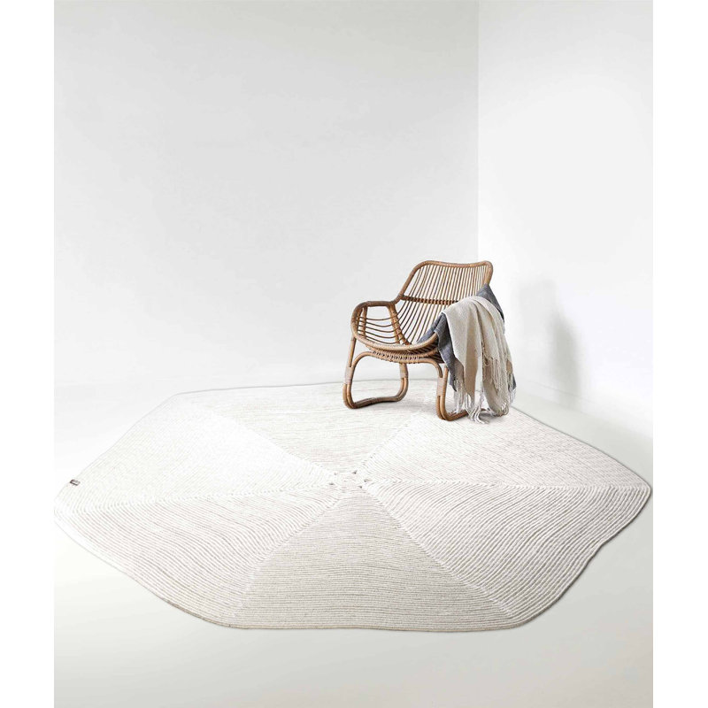 Tapis en coton Novelty Capell, Nouveauté 4 pi x 5 pi 11 po
