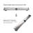 36 In. Stainless Steel Linear Shower Drain With Stripe Pattern Surface-122723454
