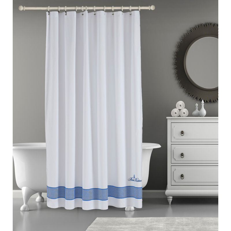 Cotton Shower Curtain, Royal Blue