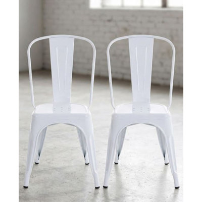 Chaise d'appoint en métal Loogan