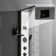 Dual 4-In-1 2-Jet Rainfall Shower Panel System With Rainfall Shower Head,Shelf,Stub Spout And LED Light