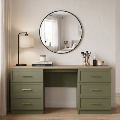 Cleverton 6 Drawer Wide Dressing Table