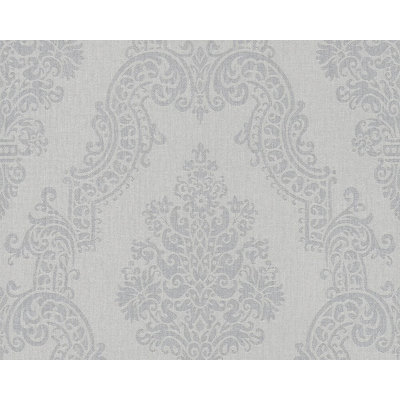 Landwehr Non-Pasted Damask Wallpaper Roll