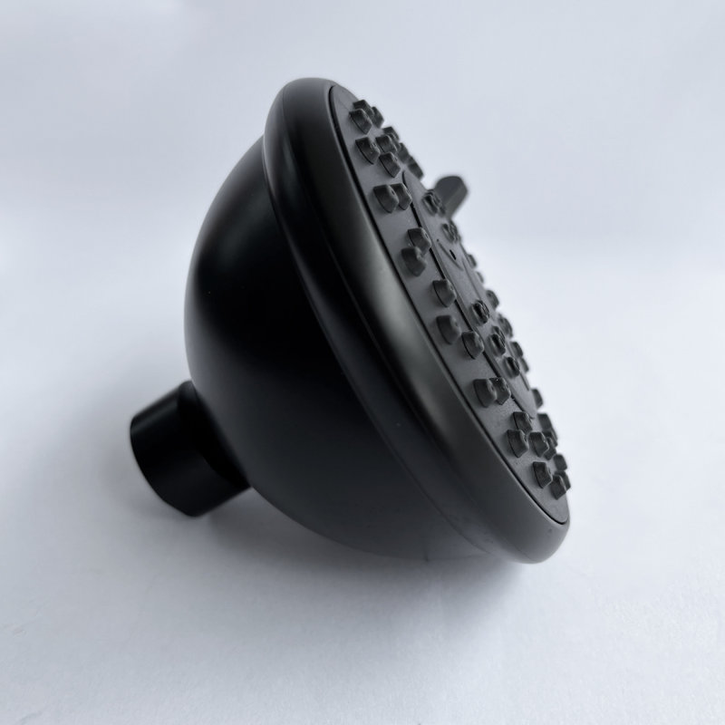 Pomme de douche à haute pression avec 3 modes de jet, pomme de douche à pluie fixe de 4 pouces avec rotule pivotante réglable, accessoires de salle de bain