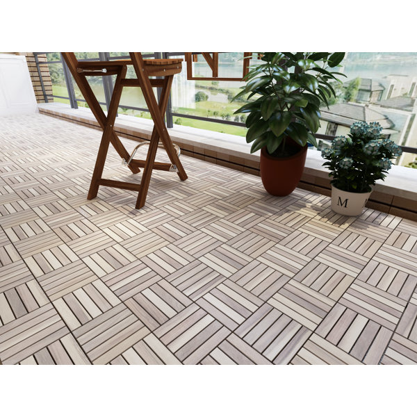 30.48cm X 30.48cm LIGHT SLATE Peel and Stick Vinyl Floor Tiles 