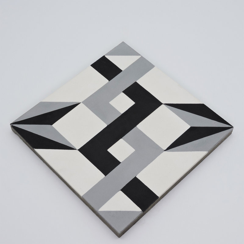 Sahara 8" x 8" Cement Patterned Wall & Floor Tile