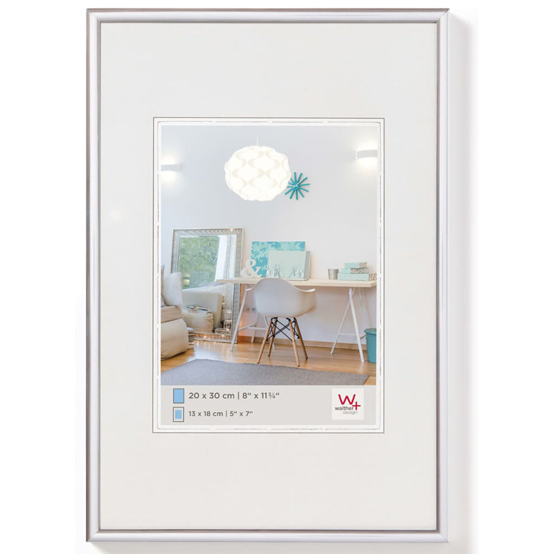 Picture Frame New Lifestyle, Silver, 21cm H x 31cm W