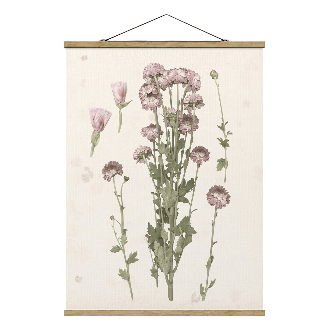 Wandbild Herbarium In Pink I