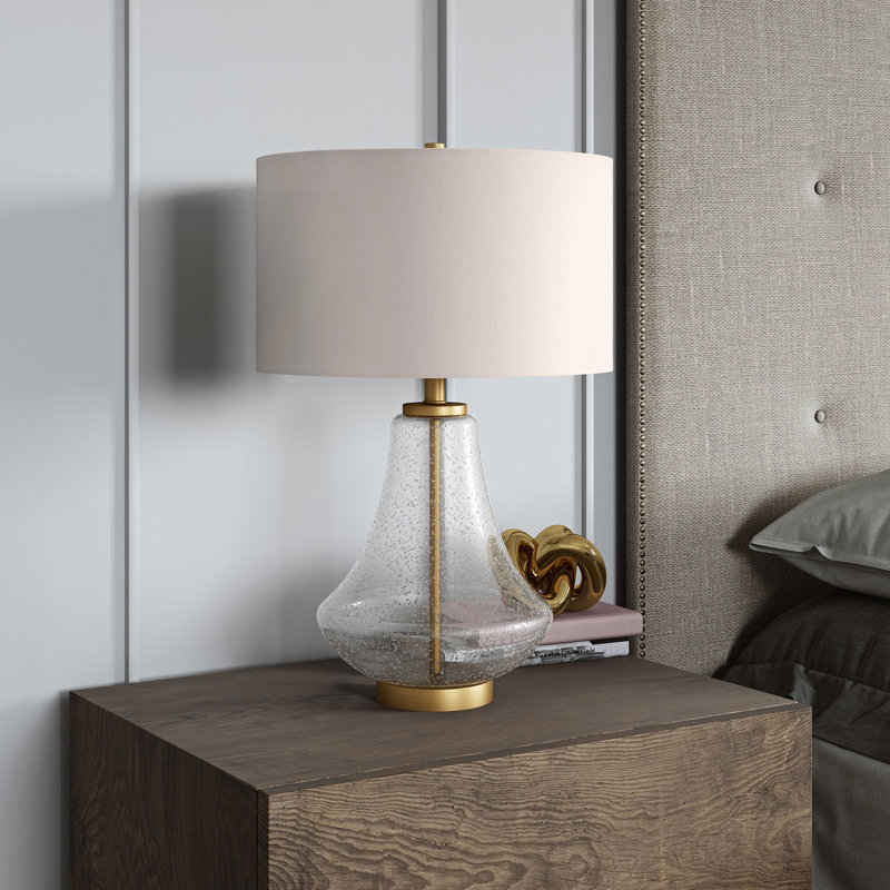 Avrianna Table Lamp, Gold/Clear
