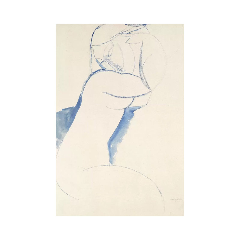 Caryatide, C.1913 by Amedeo Modigliani - Wrapped Canvas Print, 30.48cm H x 20.32cm W x 1.905cm D