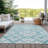 Loreen Indoor/Outdoor Area Rug with Non-Slip Backing-607164998