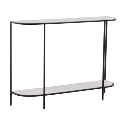 Brian 43'' Marble Top Console Table