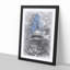 Capitol Hill & Cherry Blossom Tree in Abstract - Picture Frame Graphic Art Print-55680991-55680992