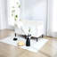Lit de jour rembourré en velours beige Elena