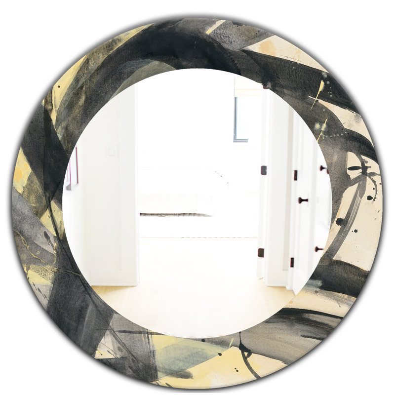 Miroir mural Minimalistic Roller IV, H 23,6 po x l 23,6 po