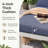 4-piece Outdoor Aluminum Chaise Lounge Set With Adjustable Backrests, Side Tables And Cushions-1814648421