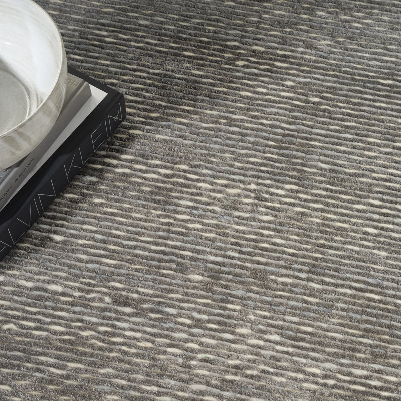 Striped Area Rug, Rectangle 9'9" x 13'9"