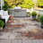 Machine Washable Indoor/Outdoor Xhevrie Paprika Rug-111925073