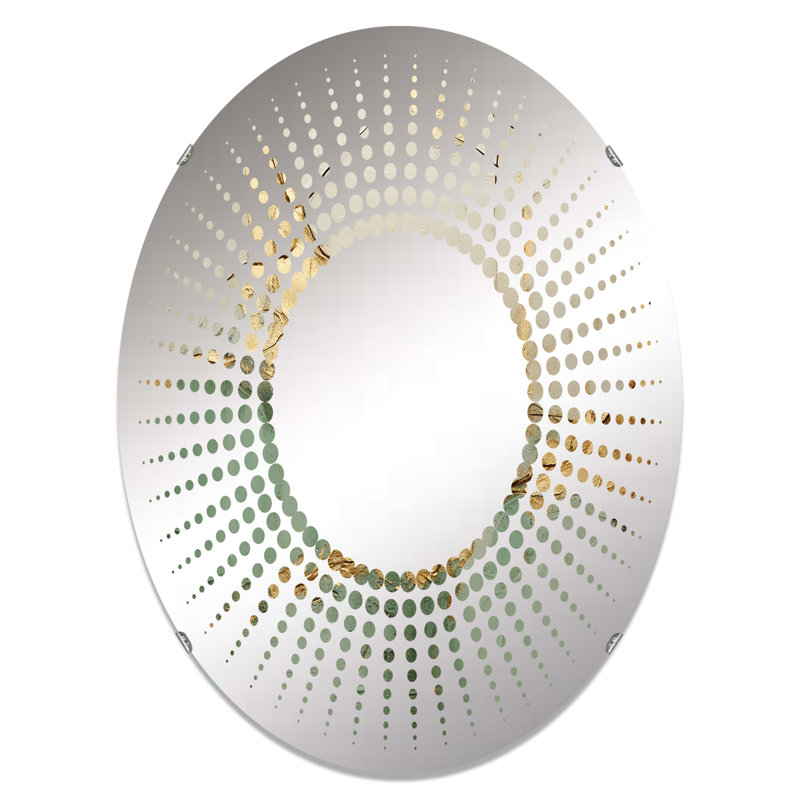Mirror, Green Gold, 20" W x 30" H