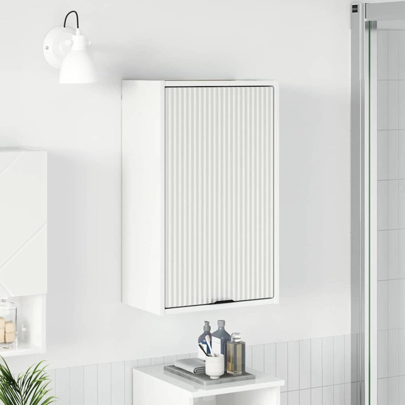 Bathroom Cabinet, High Gloss White