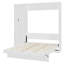 Grand lit escamotable, lit escamotable avec tablettes et garde-robe-778181189