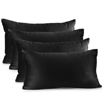 Nestl Velvet Decorative Throw Pillow Cover 4-Pack