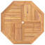 Jencie Folding Patio Table Solid Wood Teak