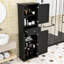 Armoire de rangement luxueuse en bois avec tablettes réglables-2109175860-2080848715