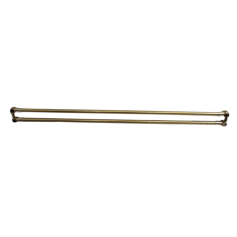 48'' Straight Shower Curtain Rod, Polished Brass