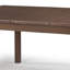 Table de salle à manger extensible en bois de noyer foncé 59-79 po Setterlund