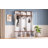 Farmhouse Wooden Style Hall Tree With Arched Design And Storage Bench, White-237170647
