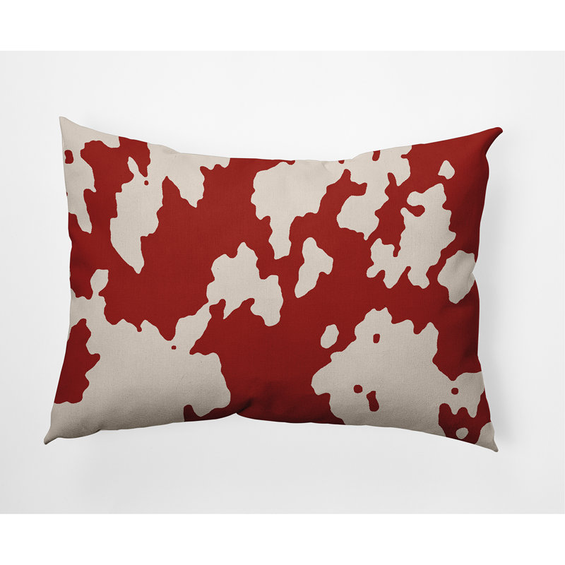 Coussin décoratif intérieur / extérieur Animal, 14 po x 20 po, Érable rouge