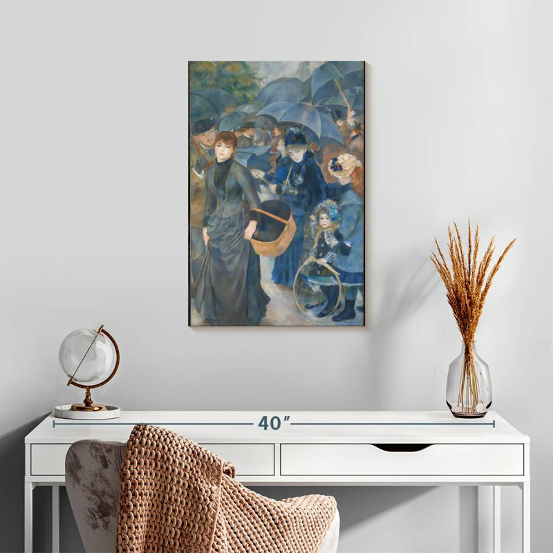 The Umbrellas 1881, 24" H x 16" W