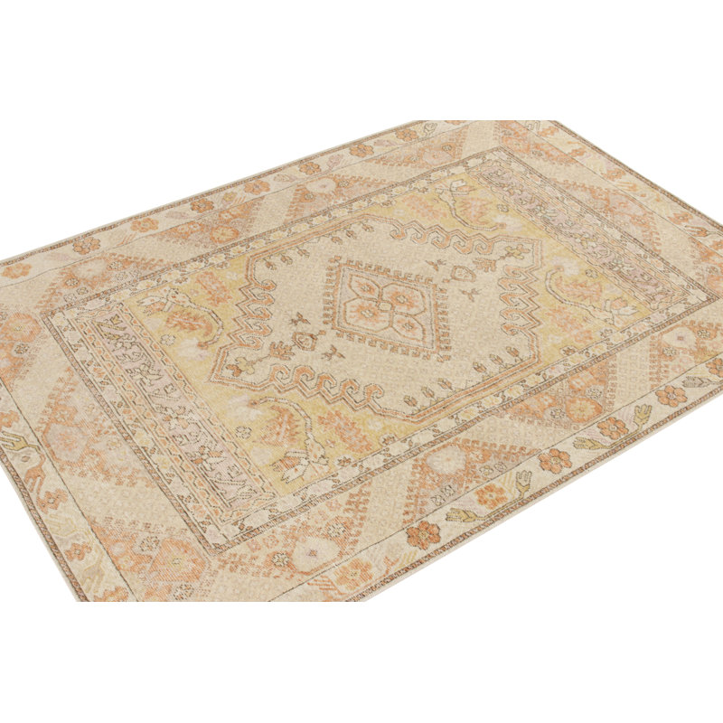 One-of-a-Kind Rectangle 6'2" X 9' Hand Knotted Area Rug